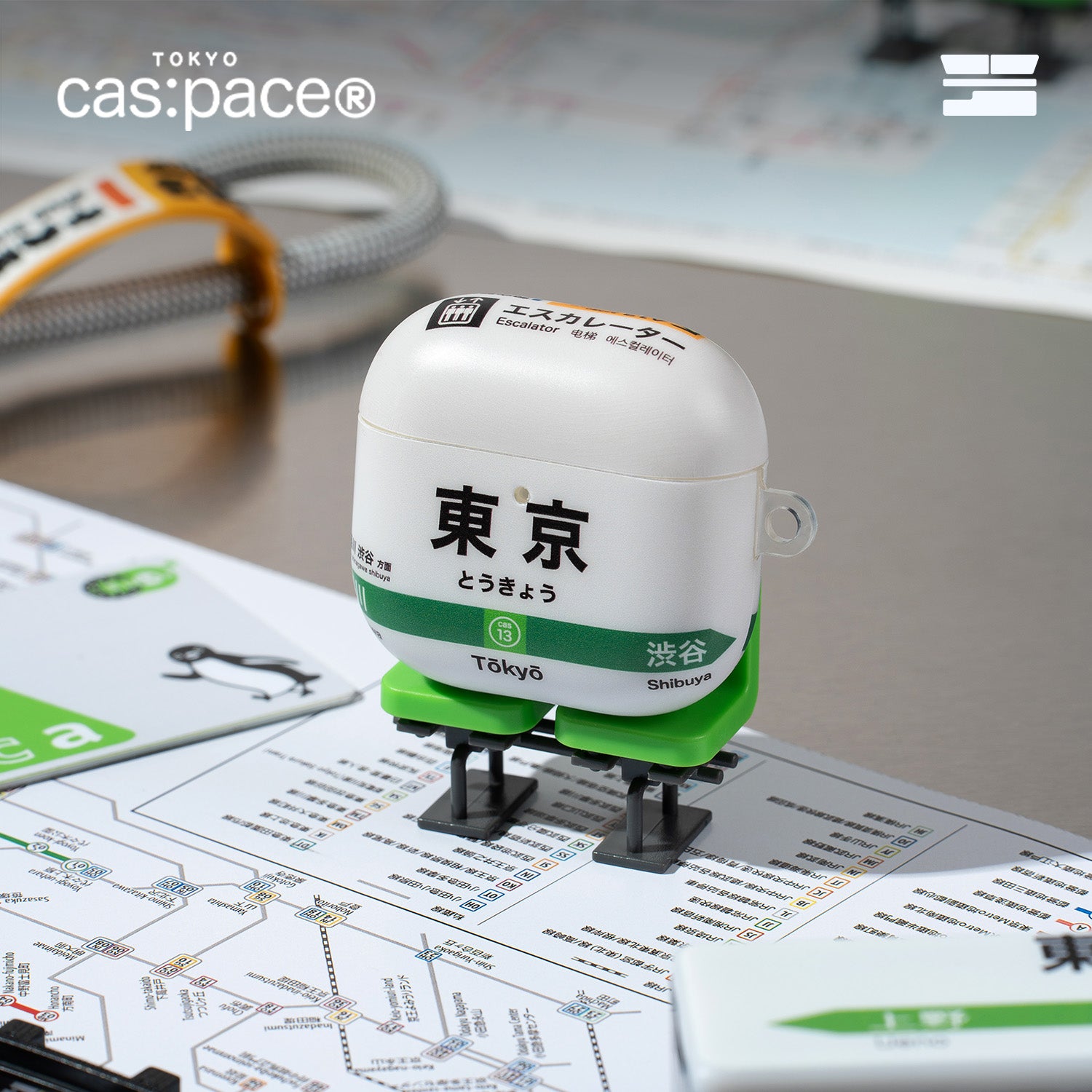 cas:pace 20S/S "Watermelon" Quicksand AirPods Case